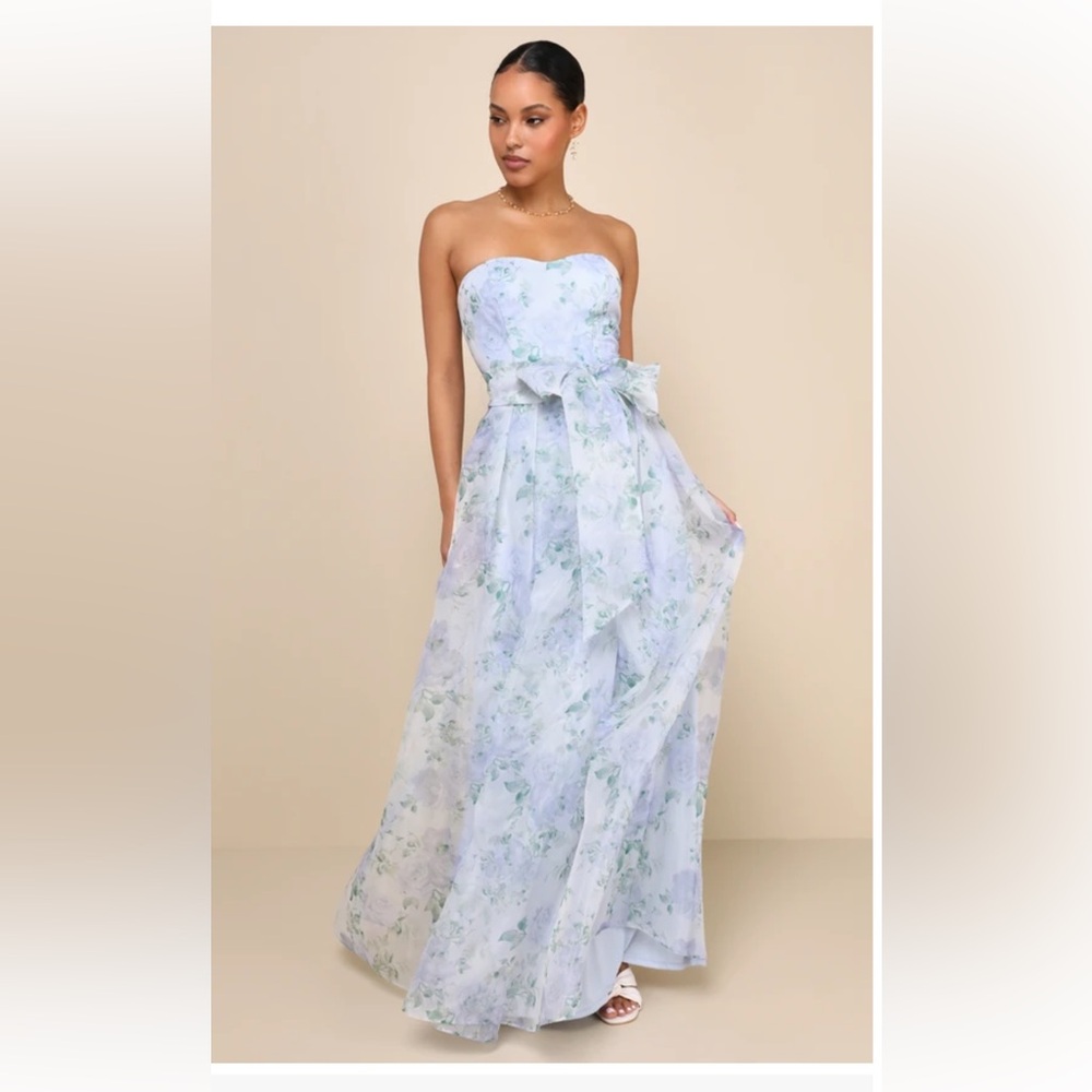 COPY - Floral organza maxi dress new with tags
